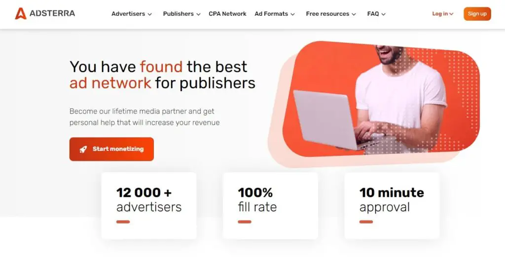 Adsterra - Ad Network for Publishers