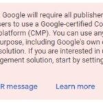Google Ads New CMP Requirements