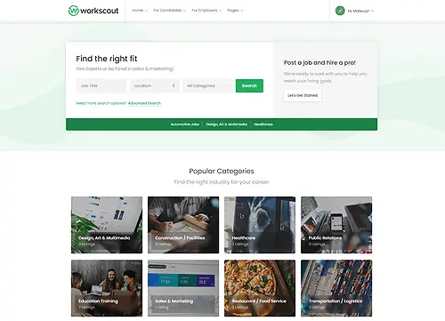 Workscout Theme