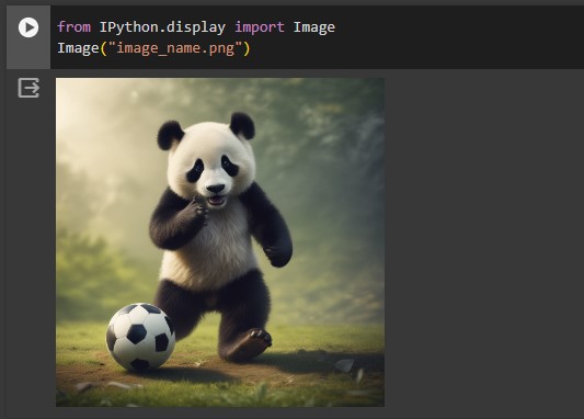 Panda Image Generated with SDXL-Lightning